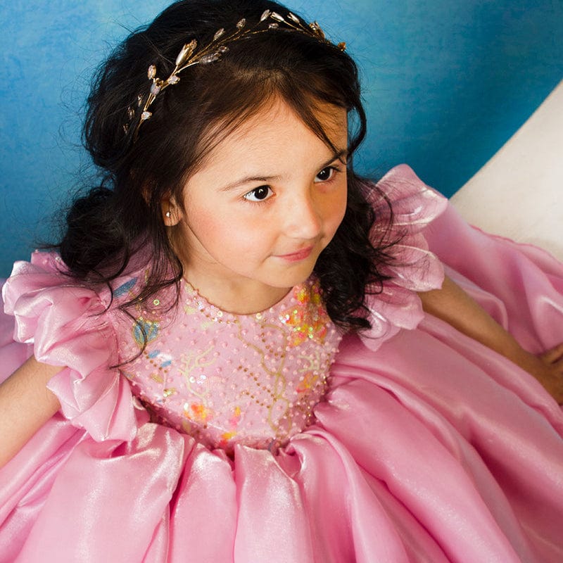 Crystal Swallow long frock for girls