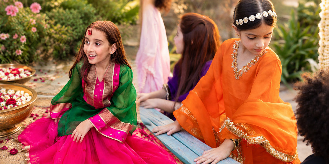 Day Three of Navratri: The Red That Runs Through Every Sharara