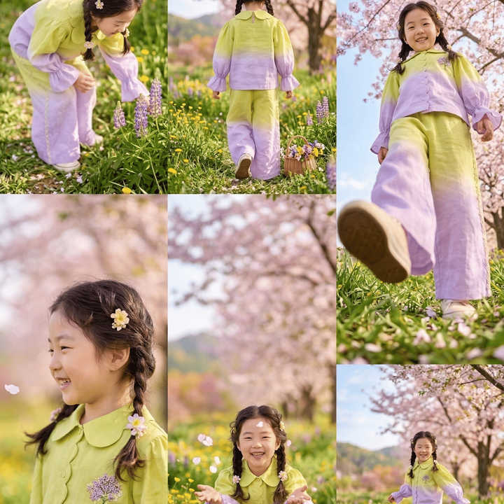 Tiny Blossom Co-ord Set for Girls