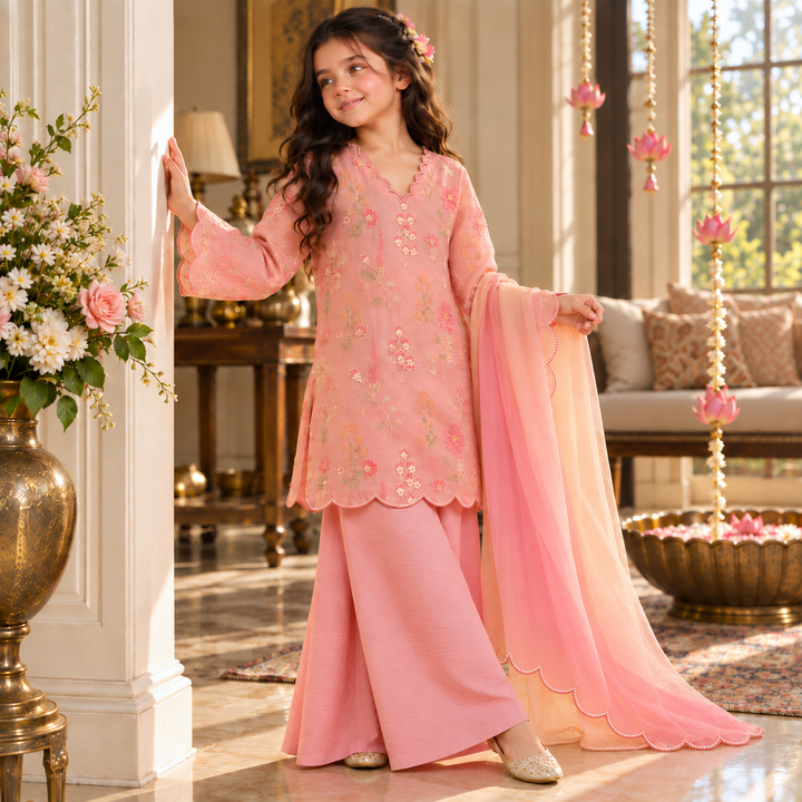 Gulposh — Chanderi Sharara Set