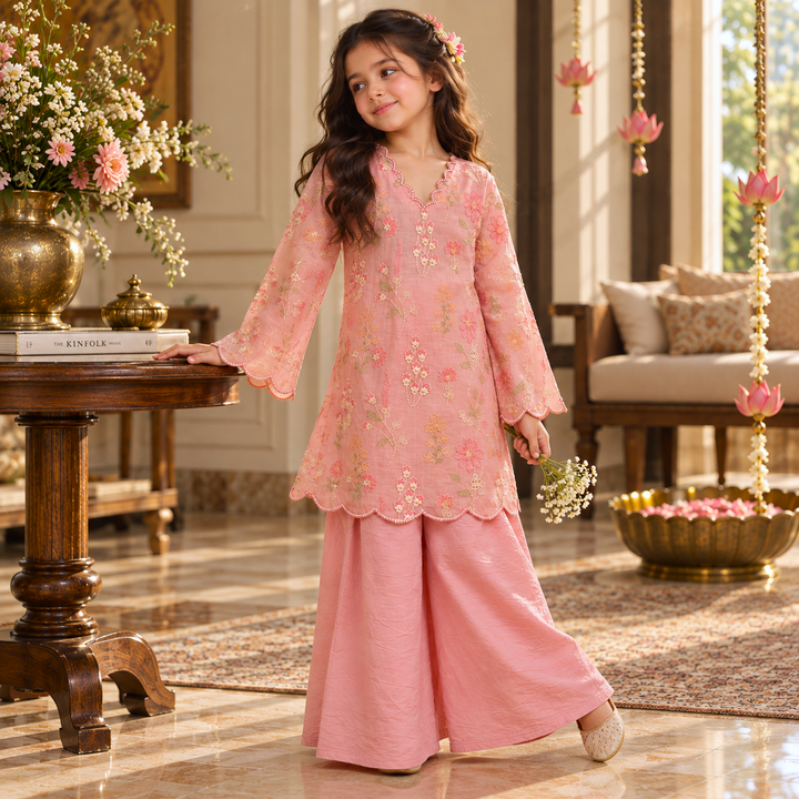 Gulposh — Chanderi Sharara Set