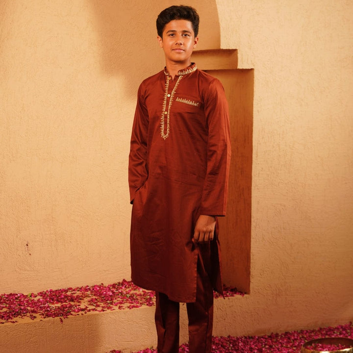 THE TRUFFLE KURTA FOR BOYS