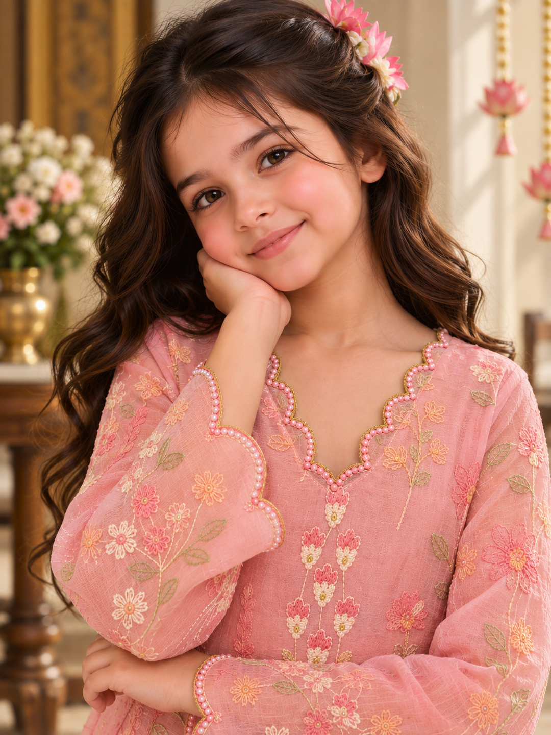 Gulposh — Chanderi Sharara Set