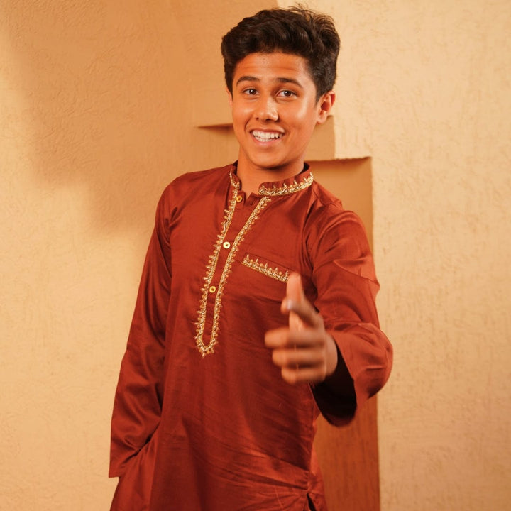 THE TRUFFLE KURTA FOR BOYS