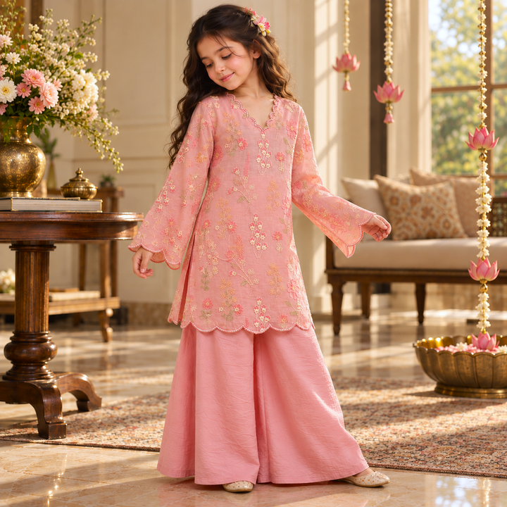 Gulposh — Chanderi Sharara Set