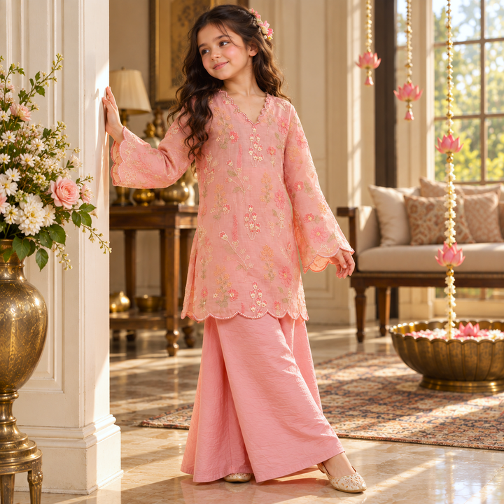 Gulposh — Chanderi Sharara Set