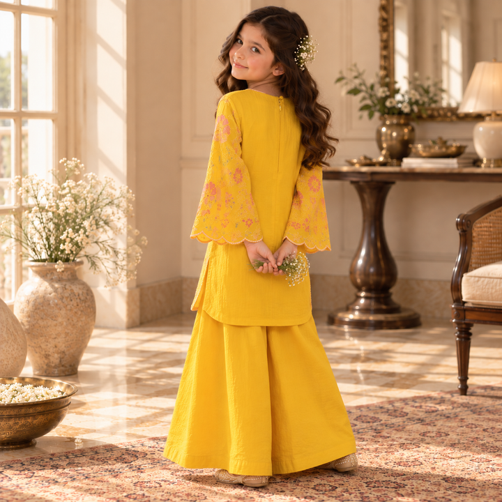 Magnolias — Chanderi Sharara Set