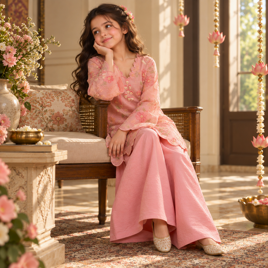 Gulposh — Chanderi Sharara Set
