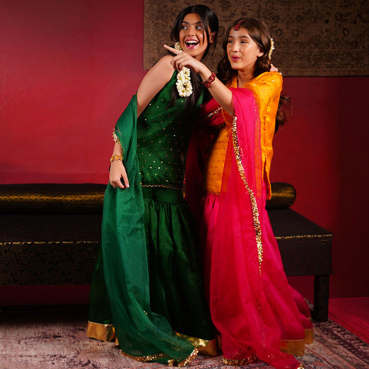 Shamah sharara set for girls