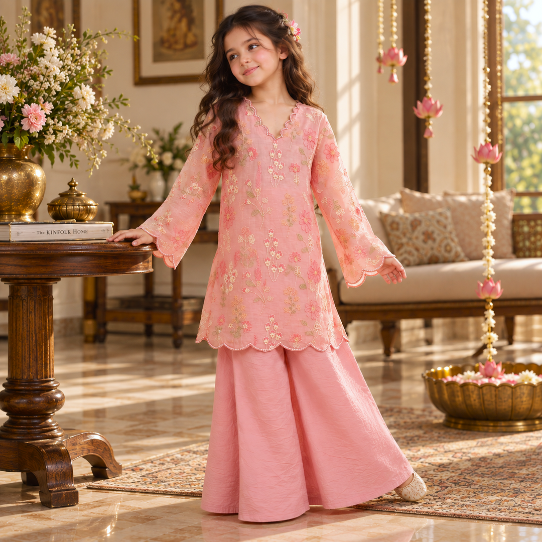 Gulposh — Chanderi Sharara Set