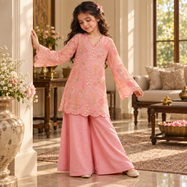 Gulposh — Chanderi Sharara Set