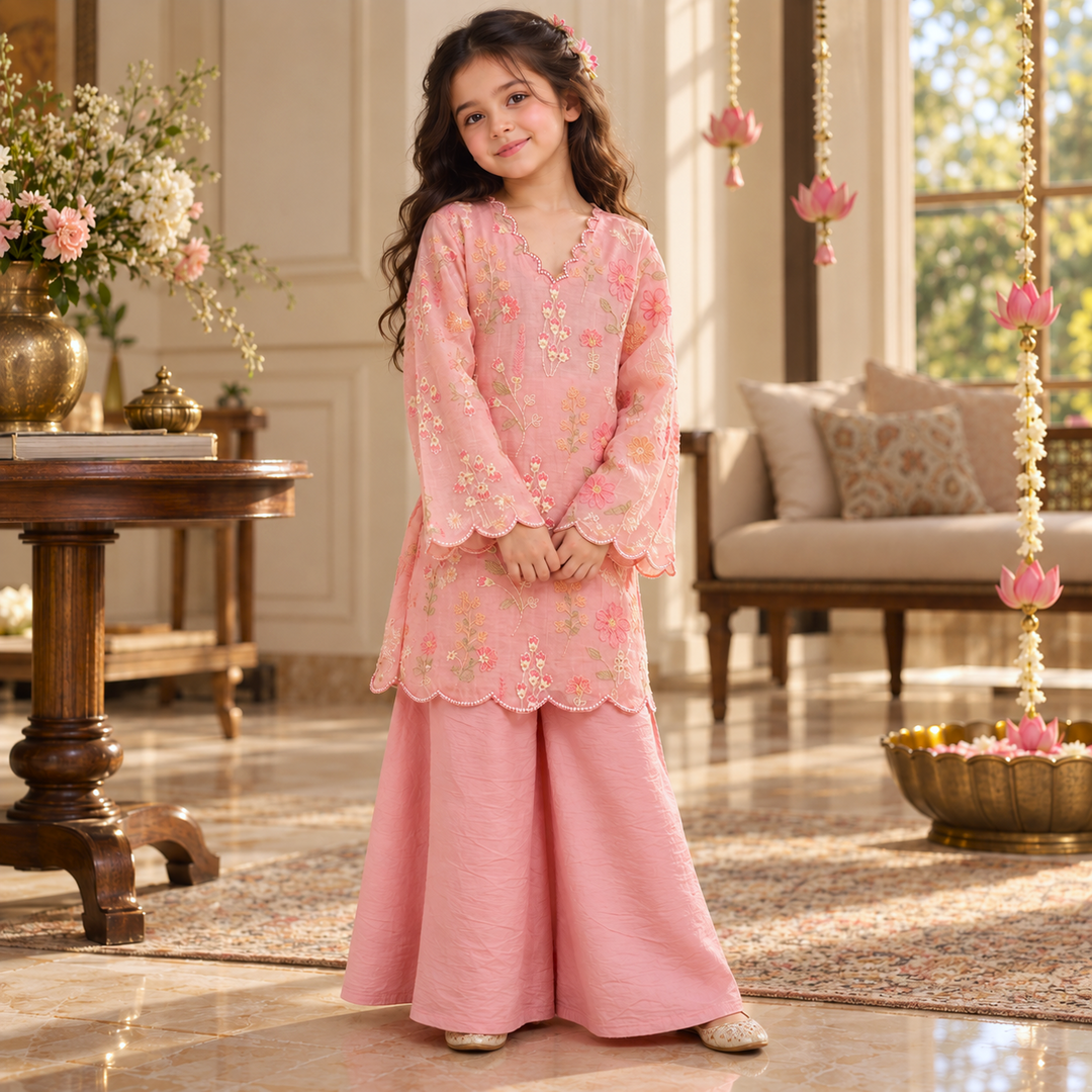 Gulposh — Chanderi Sharara Set