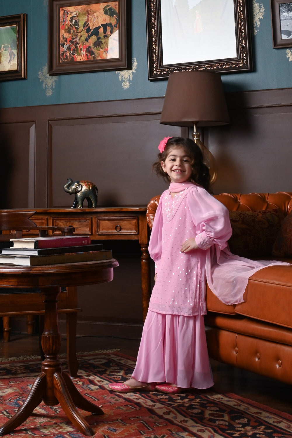 Camellia Sharara Dress for Girls