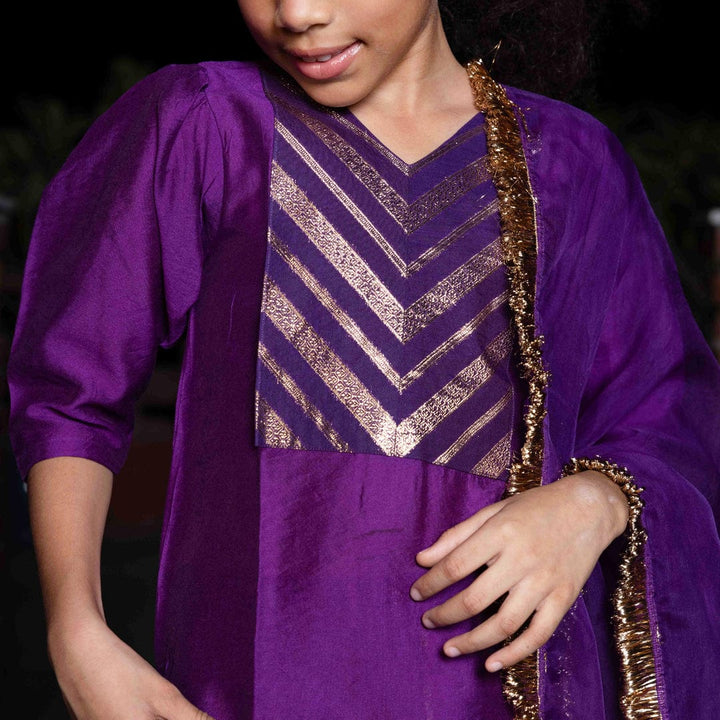 Designer purple salwar suit for girls festive wedding wear Hyderabad UAE
