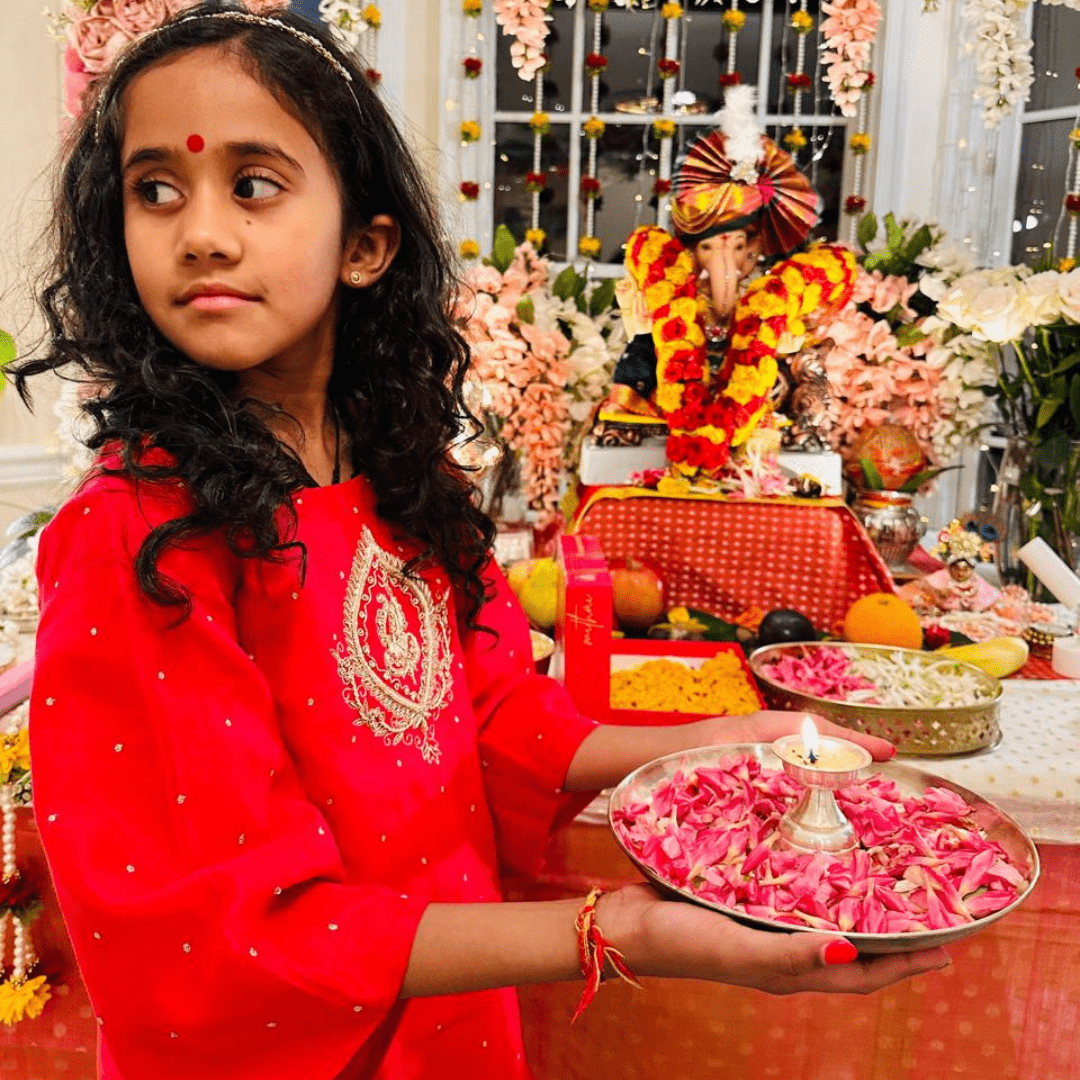 Designer red hand-embroidered salwar suit for girls for Eid in Mumbai