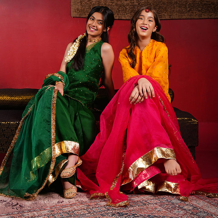 Shamah sharara set for girls