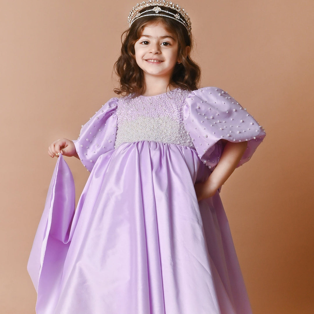 Formal Wear Wisteria Flower Girl Dresses Lace Top Flower Girl
