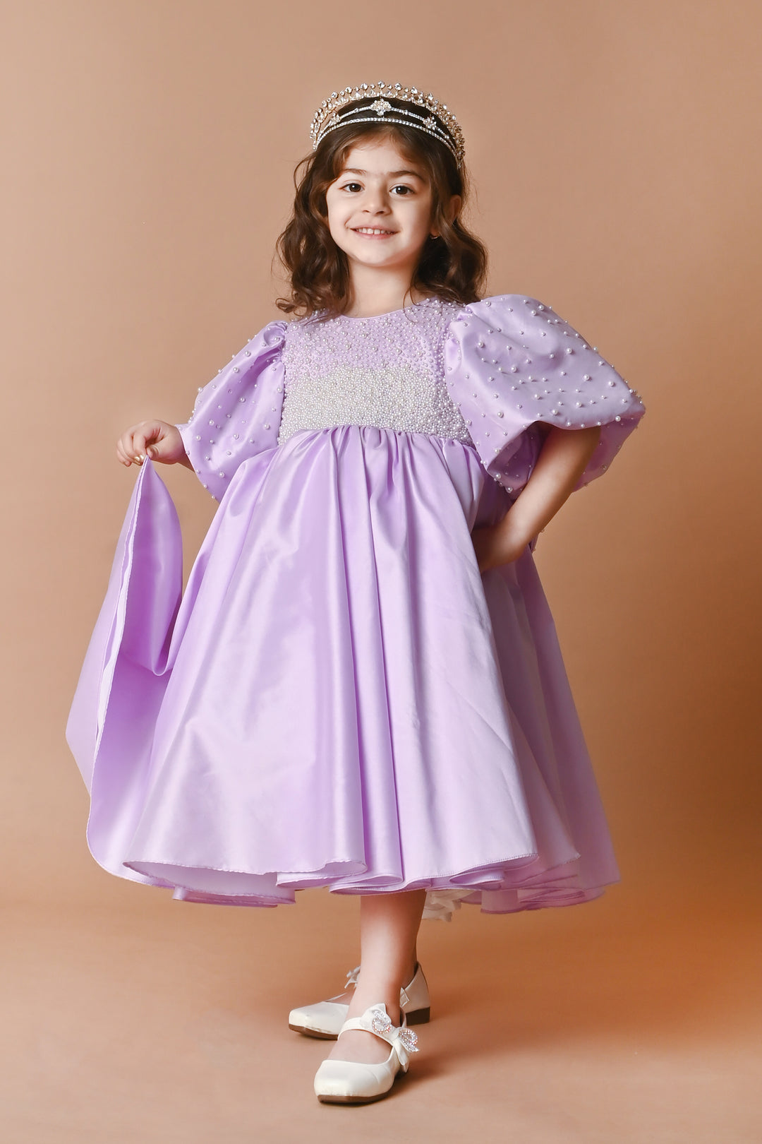 Wisteria long frock for girls