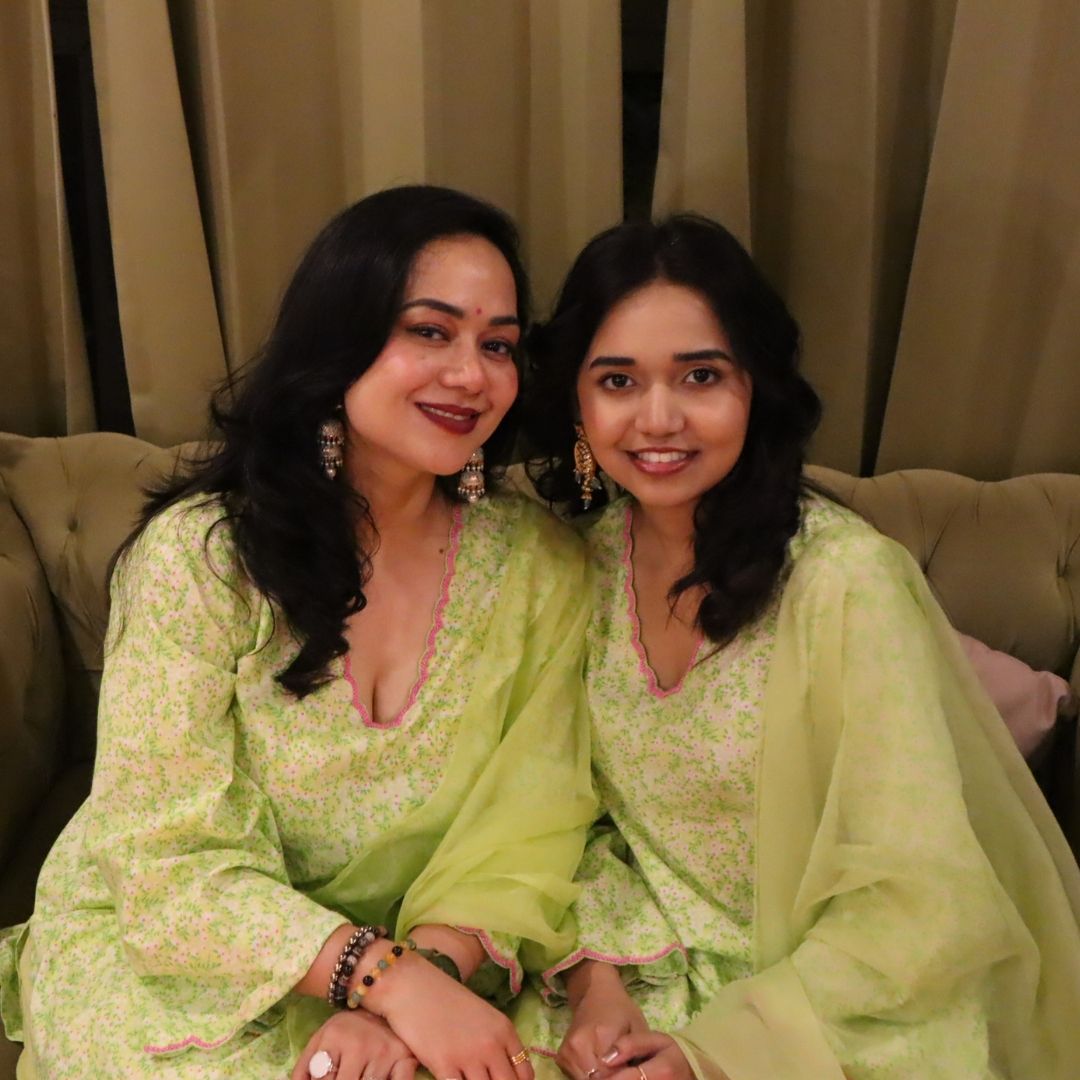 Eid special twinning set for mom daughter