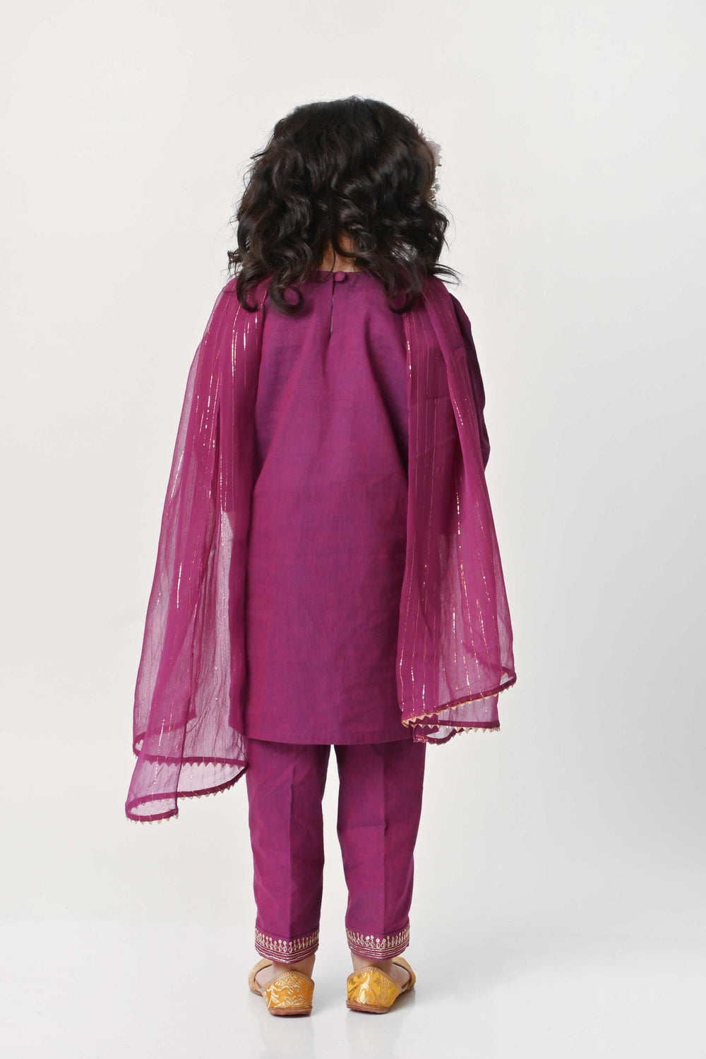 PURPLE party wear salwar suit