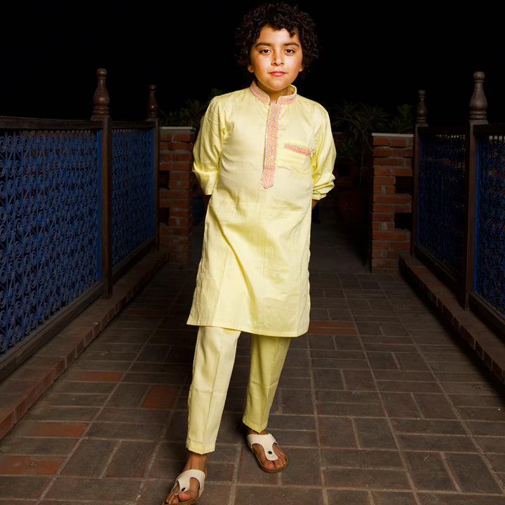 THE SOLOMON YELLOW KURTA