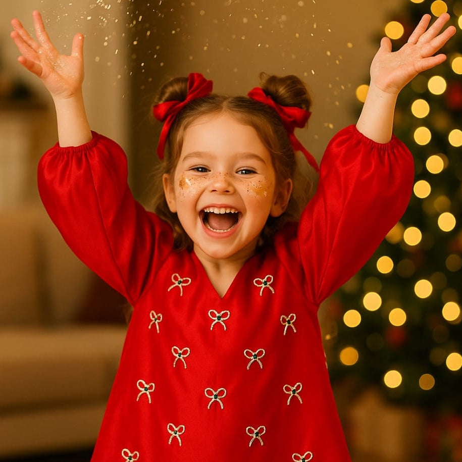 Stylish red tunic for girls festive collection Qatar