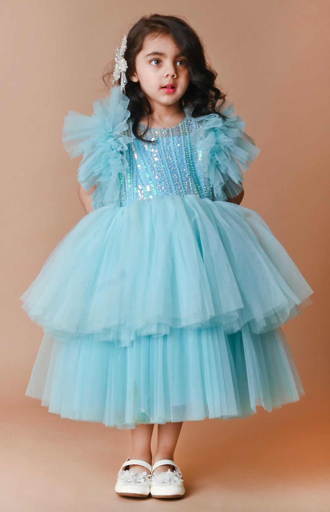 Gorgeous occasion wear frock for girls - Embrace Western charm on birthdays, weddings, and festivals