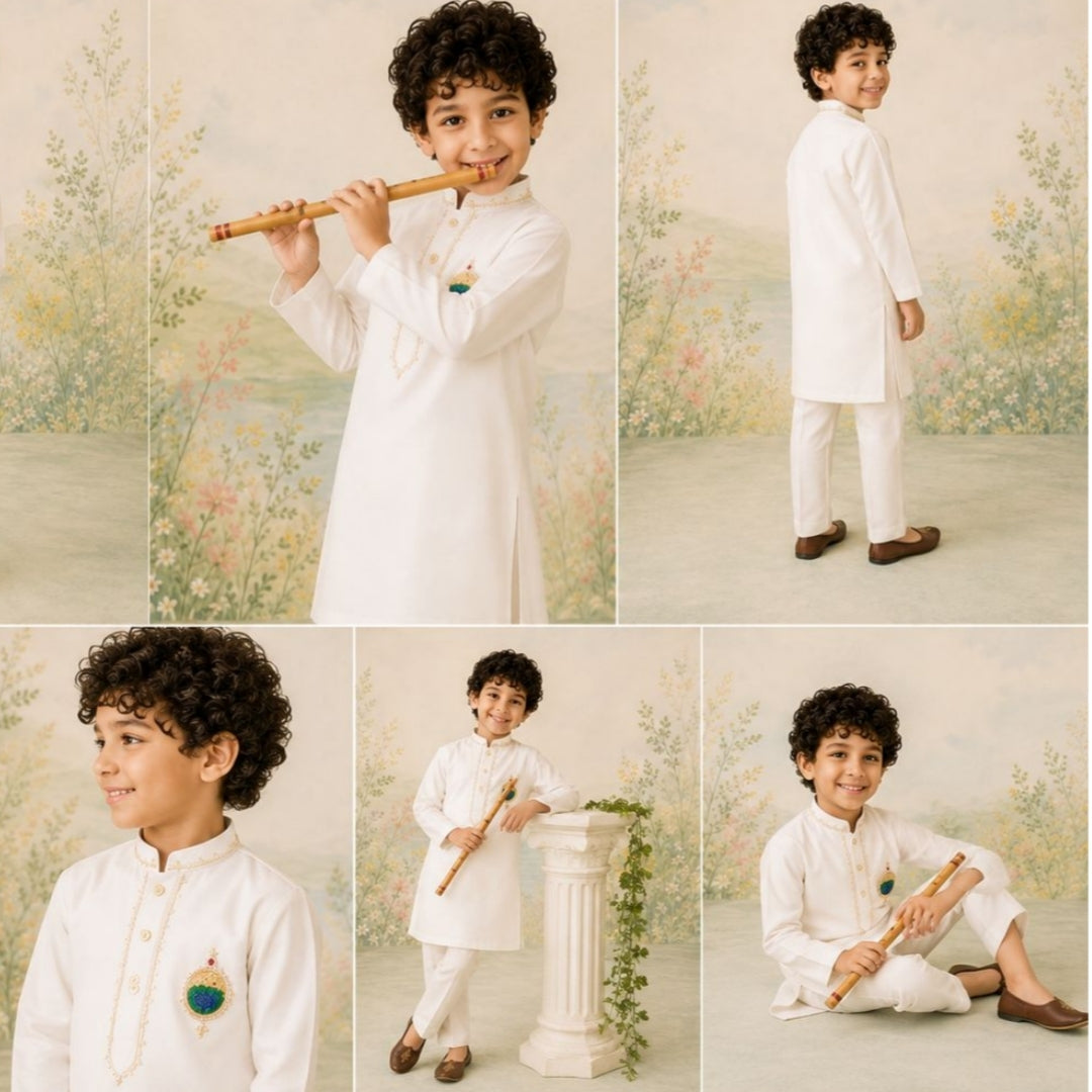 krishna kurta pajama for boys