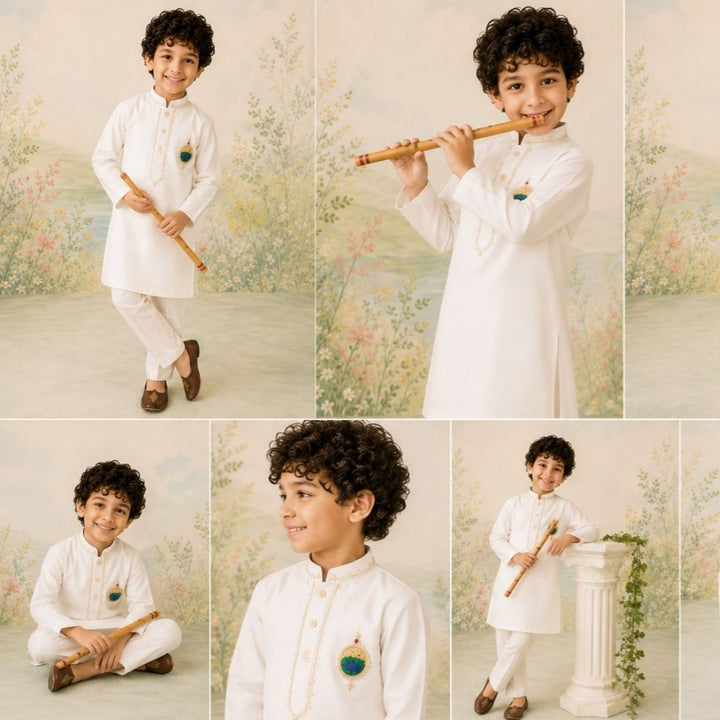 krishna kurta pajama for boys