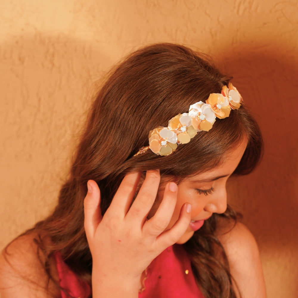 Luxury embellished headband for Diwali celebrations in Gurgaon