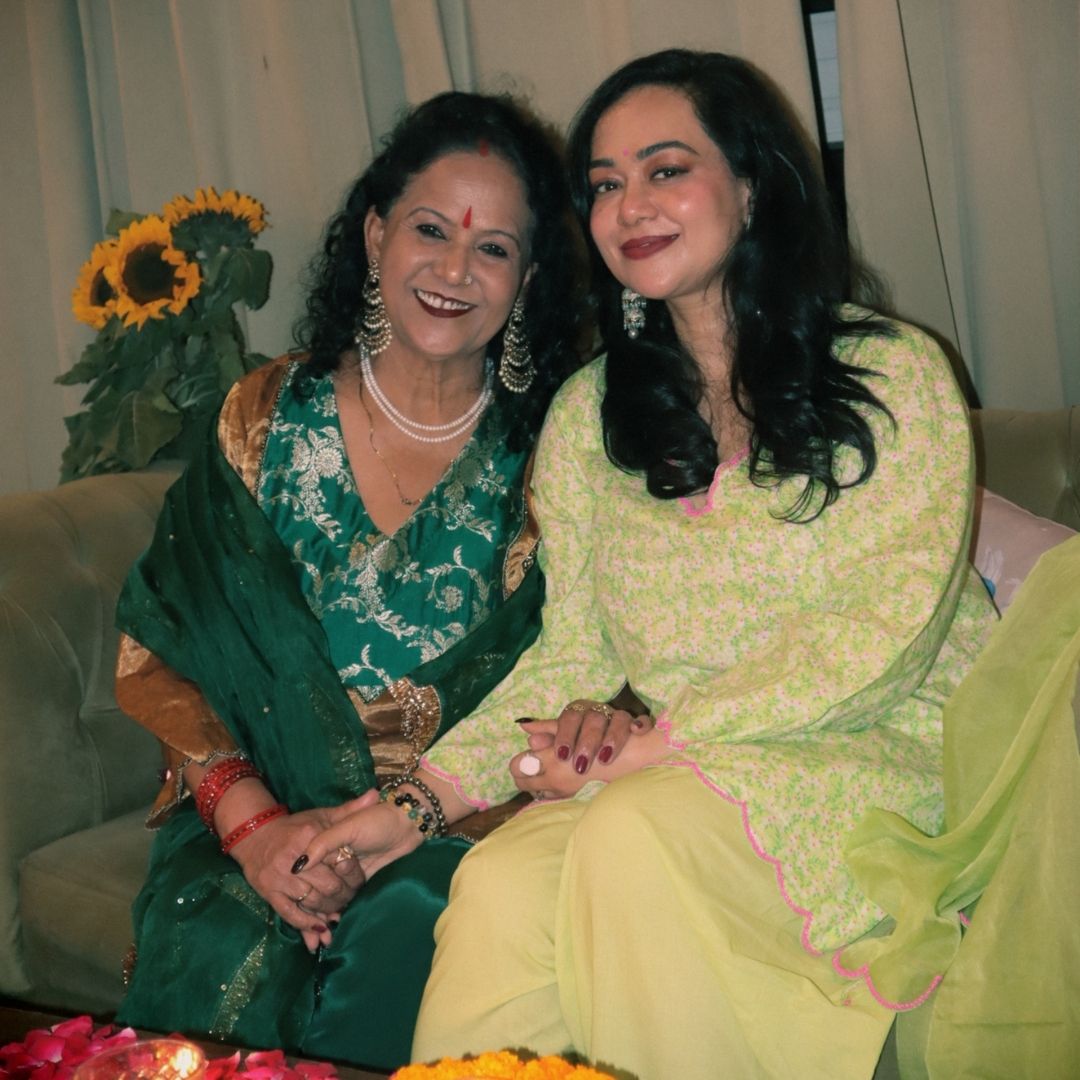 Customized mom daughter twinning kurta set for Eid