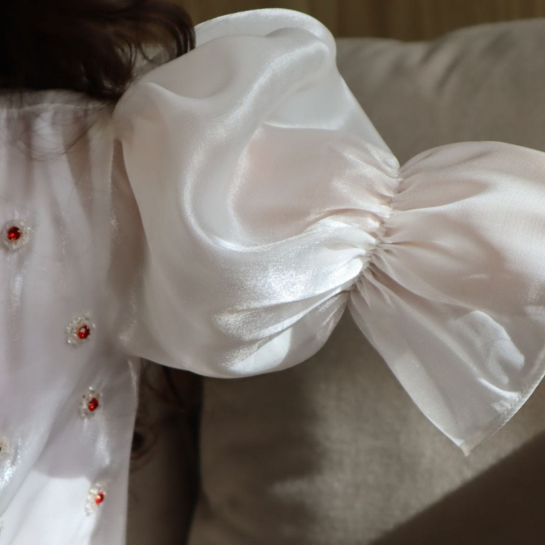 White Christmas tunic for girls Dubai premium fashion