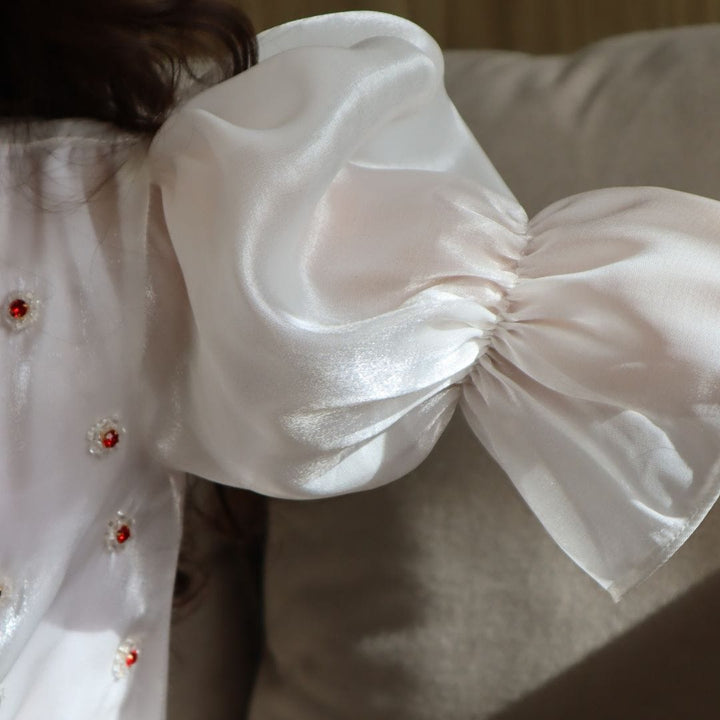 White Christmas tunic for girls Dubai premium fashion