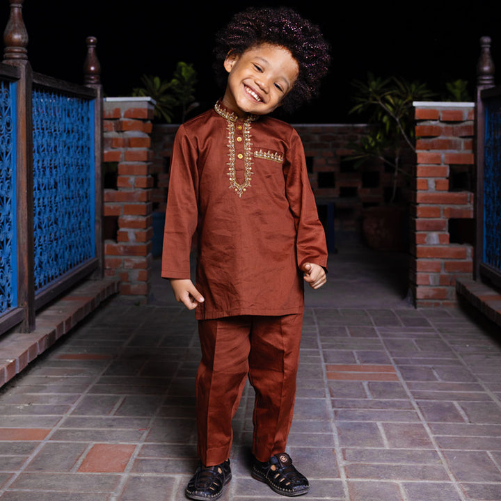 THE TRUFFLE KURTA FOR BOYS