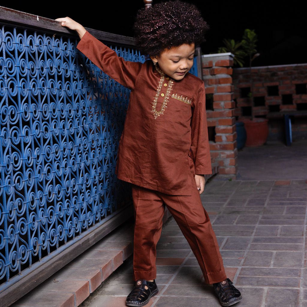 THE TRUFFLE KURTA FOR BOYS