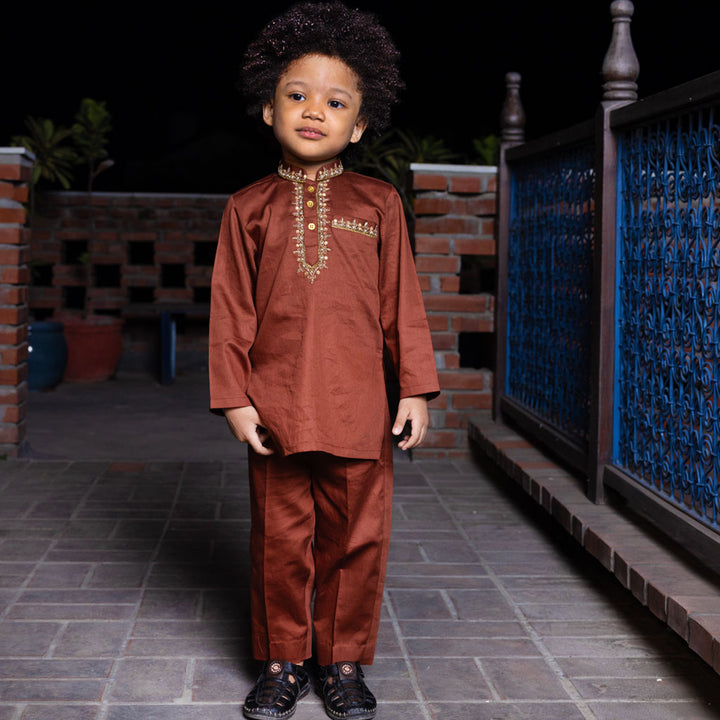 THE TRUFFLE KURTA FOR BOYS