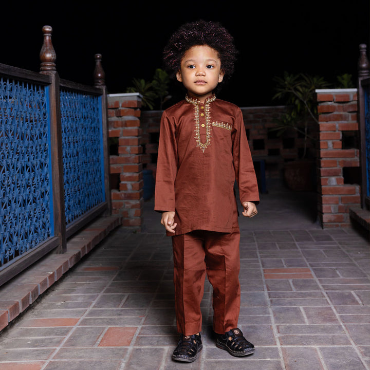 THE TRUFFLE KURTA FOR BOYS