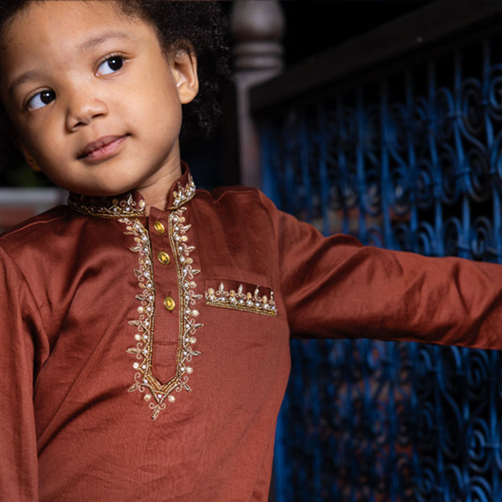 THE TRUFFLE KURTA FOR BOYS