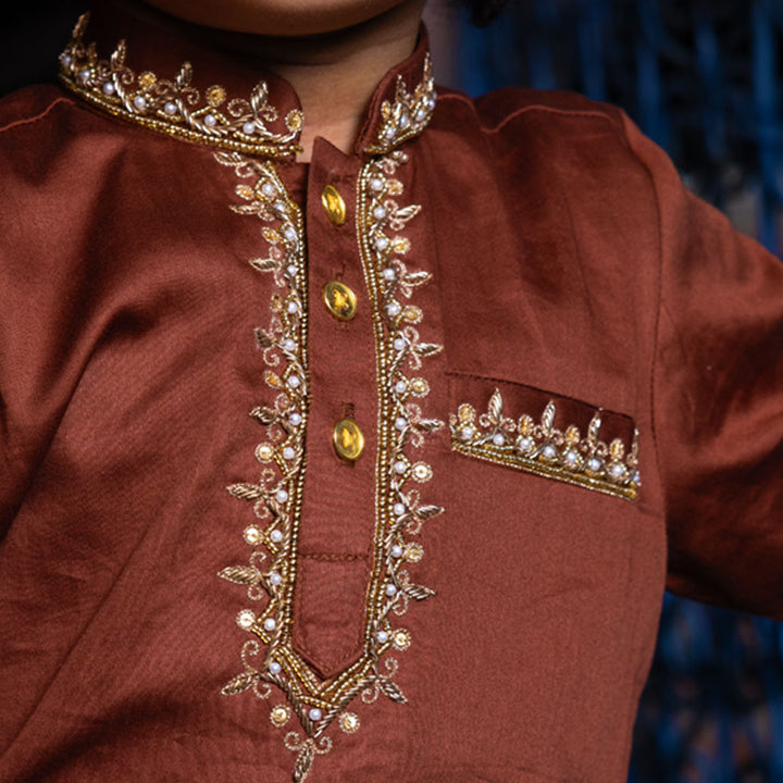 THE TRUFFLE KURTA FOR BOYS