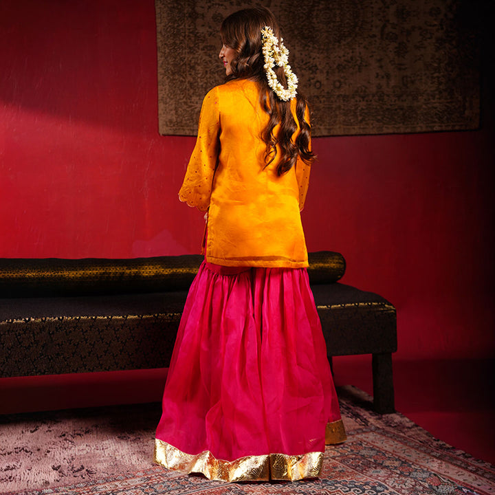 Shamah sharara set for girls