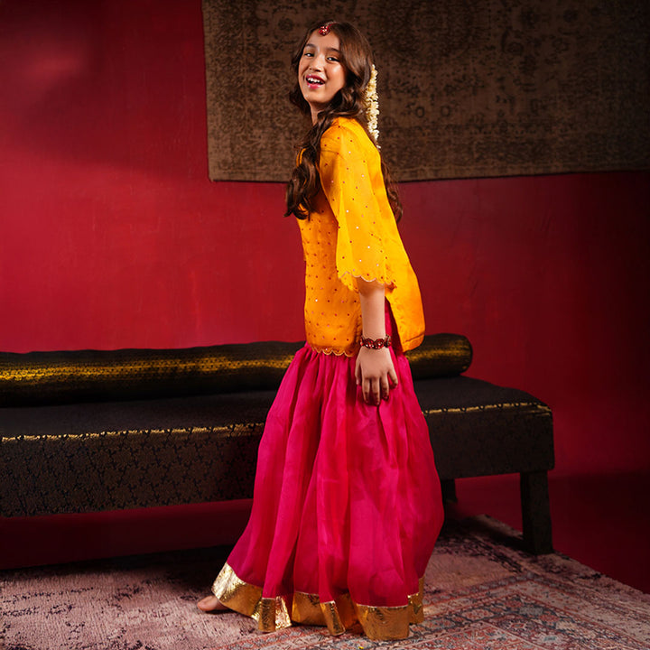 Shamah sharara set for girls