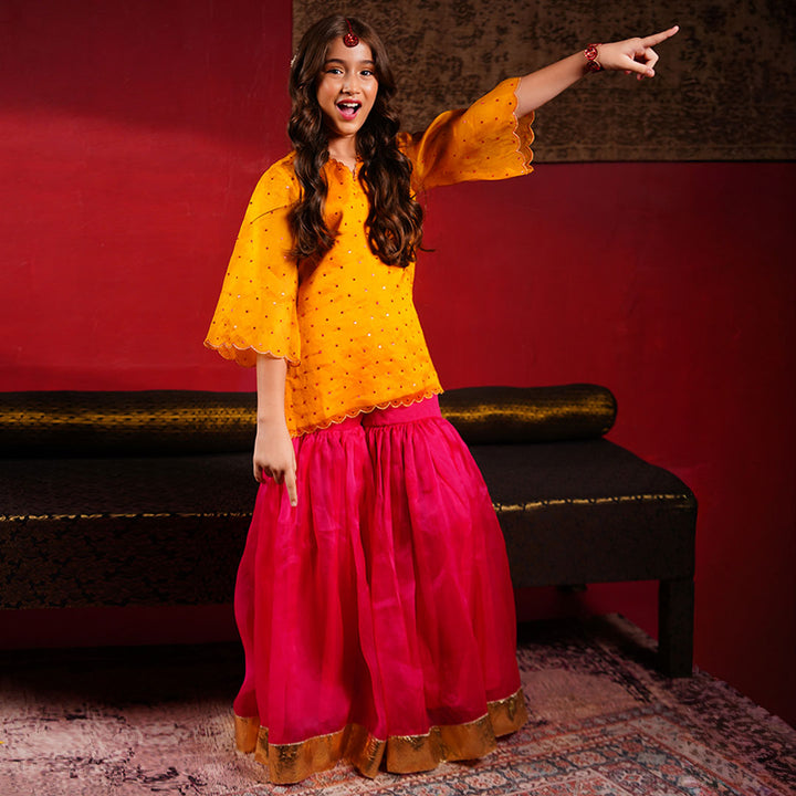 Shamah sharara set for girls