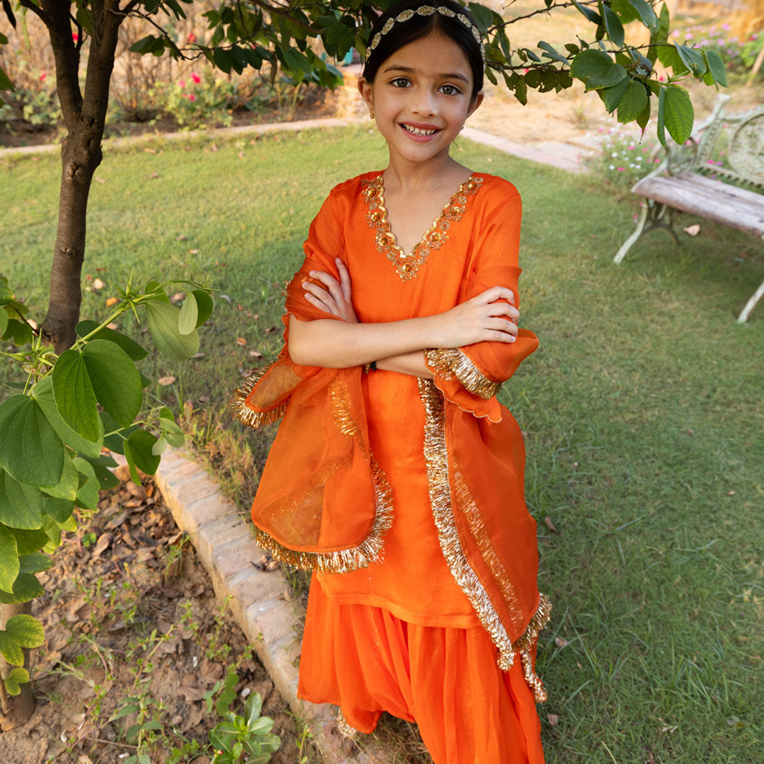 MARIGOLD SHARARA FOR GIRLS